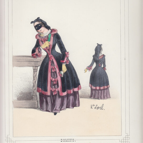 Costumi dell'Opera di Parigi, Domino, 1860