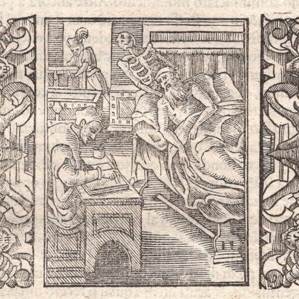 Fabio Glissenti, Il vecchio e la Morte, 1596