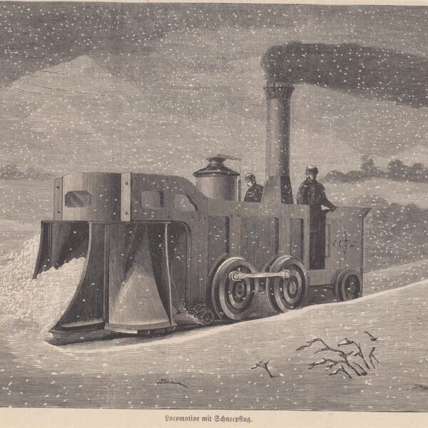 Locomotiva, spazzaneve, 1878