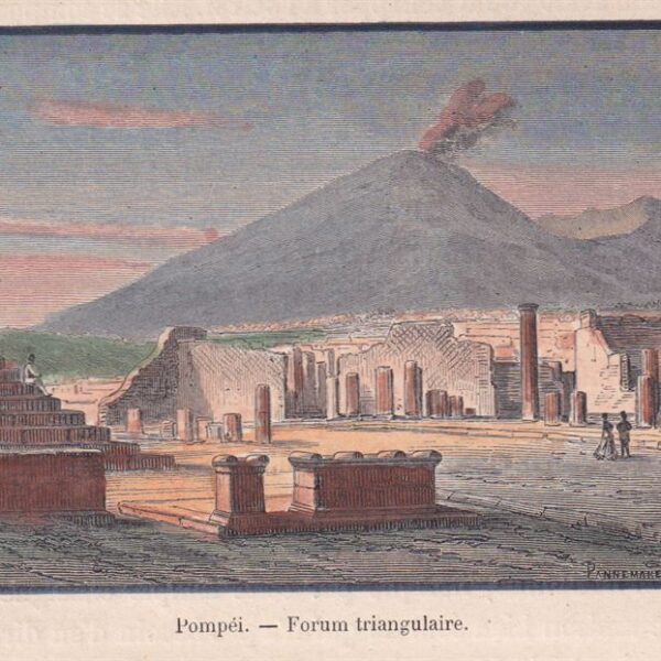 Pompei, Foro triangolare, 1892