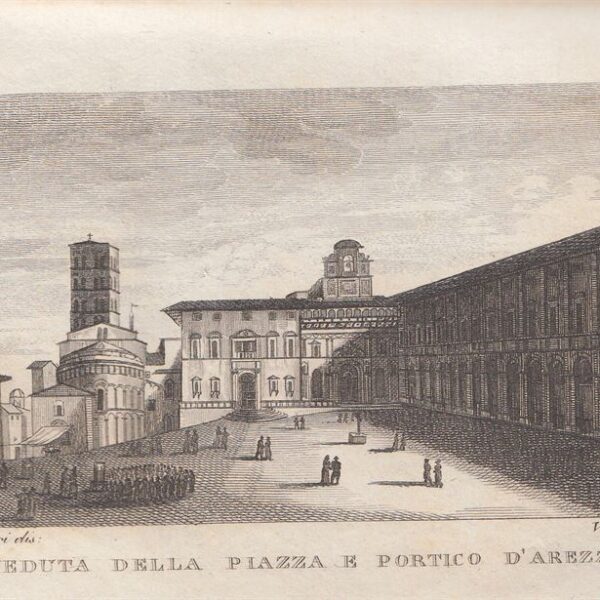Piazza di Arezzo, 1826