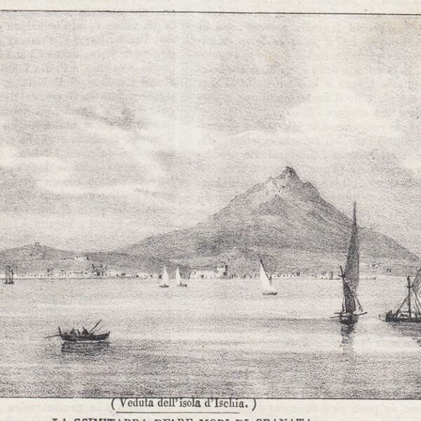 Veduta dell'isola di Ischia, 1837