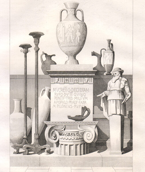 Napoli, Vasi e bronzi al Museo, 1834