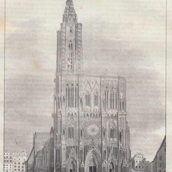 Cattedrale di Strasburgo, Francia, 1841