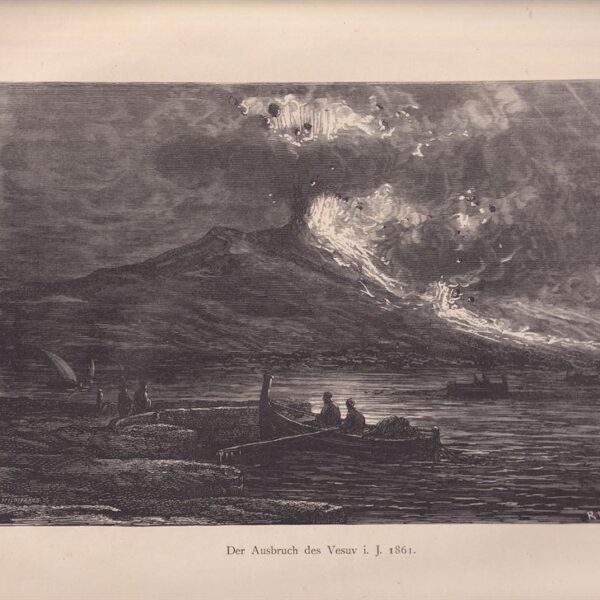 Napoli, Eruzione del Vesuvio del 1861