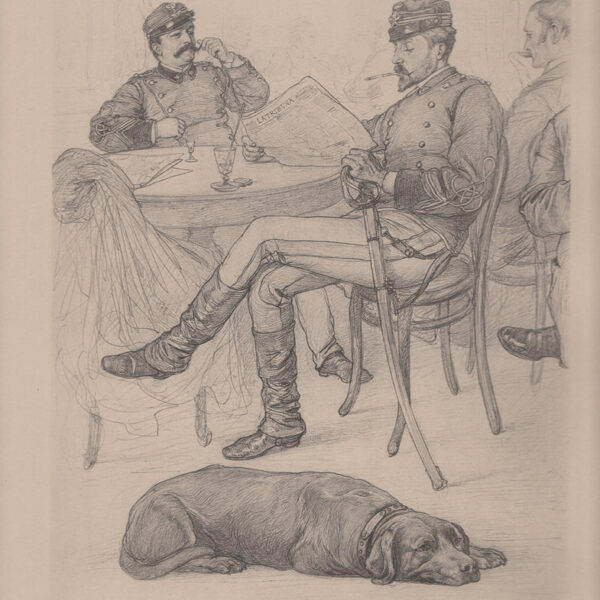 Wilhelm Allers, Soldati al bar, 1890