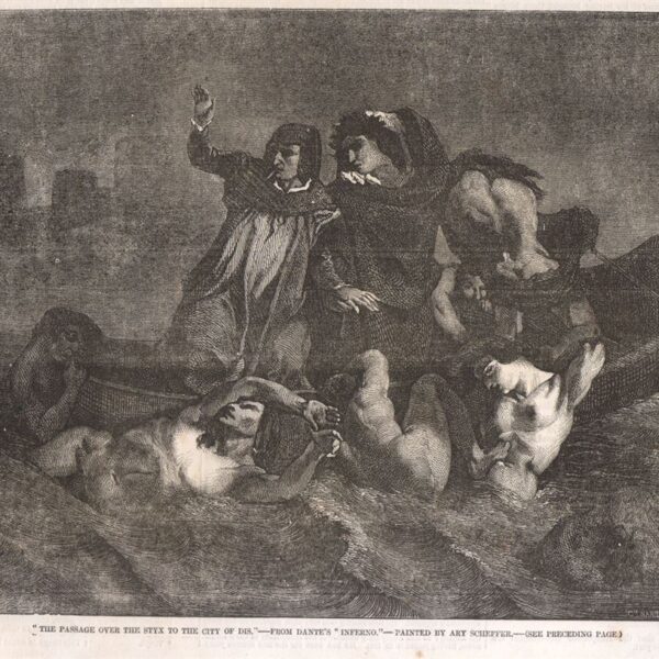 Caronte, Ary Scheffer, 1856