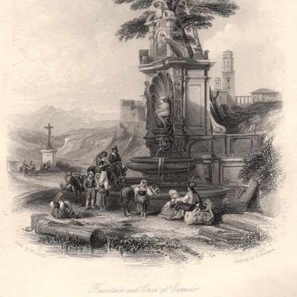 Fontana del Carnelo, Carnello, Itri, 1850
