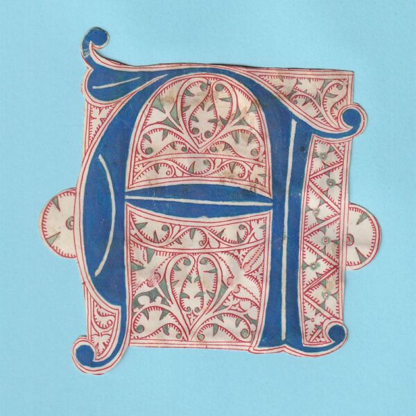 Capolettera miniata tratta da antifonario del XV-XVI secolo