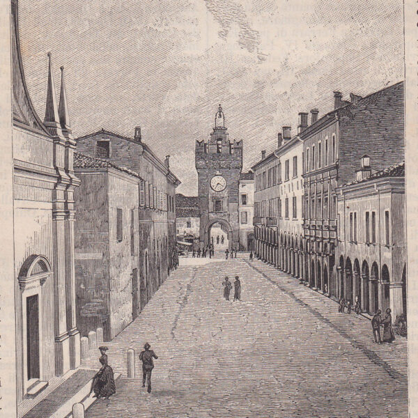 Argenta, Via Mazzini, 1890