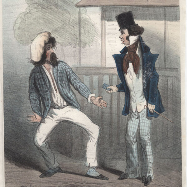 Fuori dal Teatro, 1850