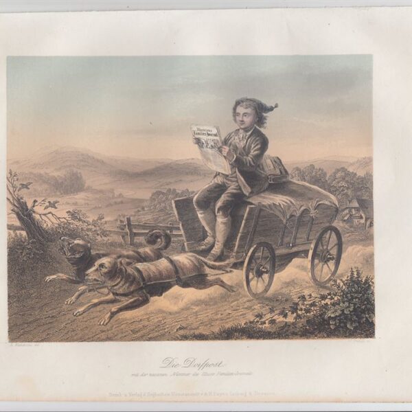 Il postino del Villaggio, W.French, 1840-50