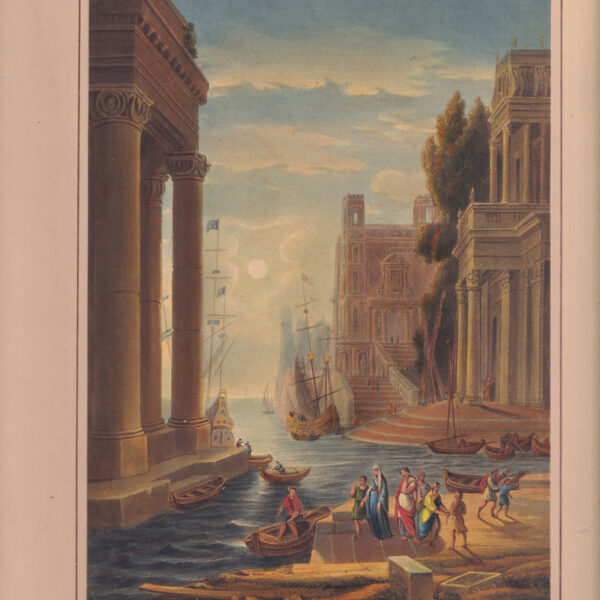 Claude Lorrain, L'Imbarco di Santa Paola, 1830