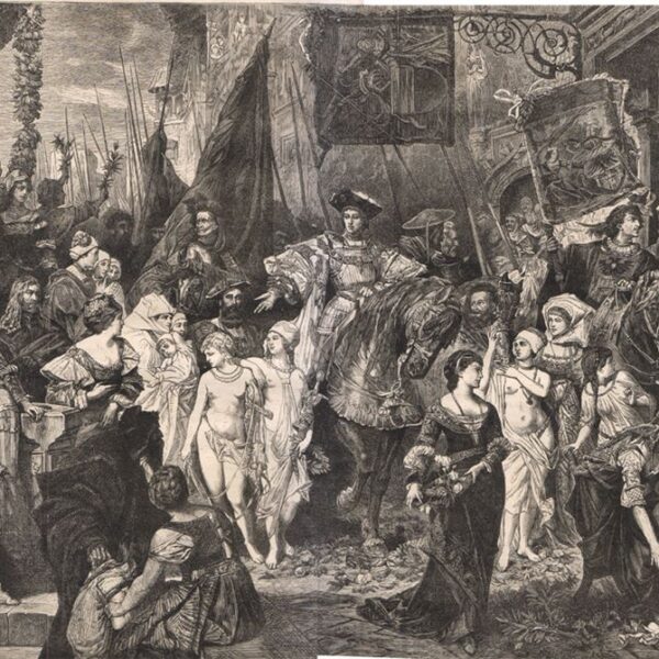 Entrata di Carlo V ad Anversa, H. Makart, 1887