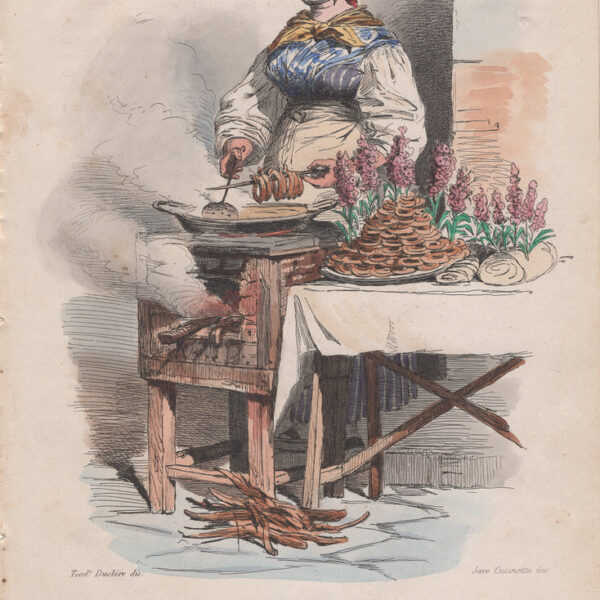 La friggitrice di zeppole, T.Duclere, 1853