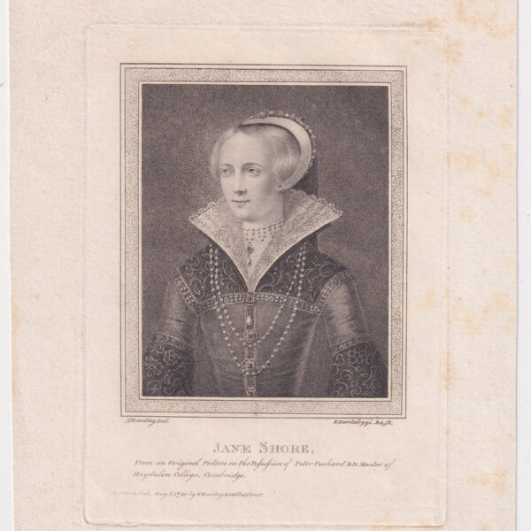 Jane Shore, Francesco Bartolozzi, 1790