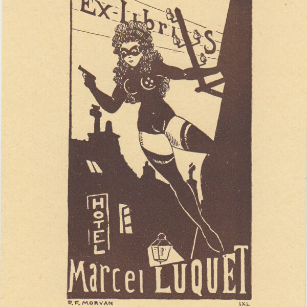 P.F. Morvan (Francia) exlibris