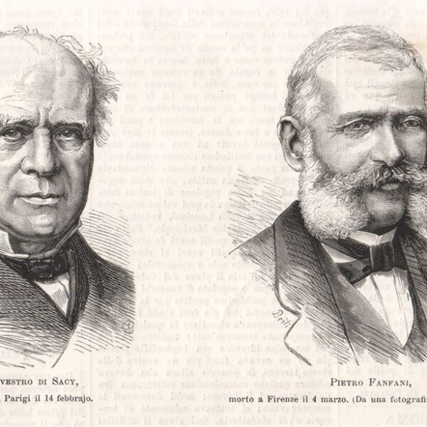 Fanfani Pietro e Silvestro di Sacy, 1887