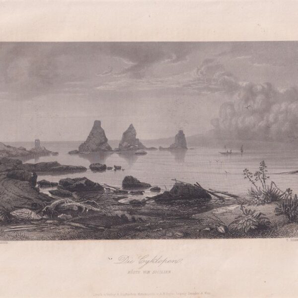 Isole dei Ciclopi, Aci Trezza, 1850