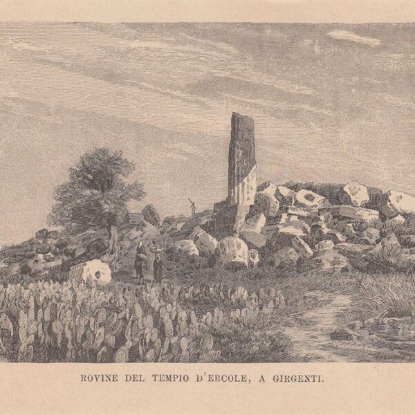 Tempio di Ercole, Agrigento, 1875