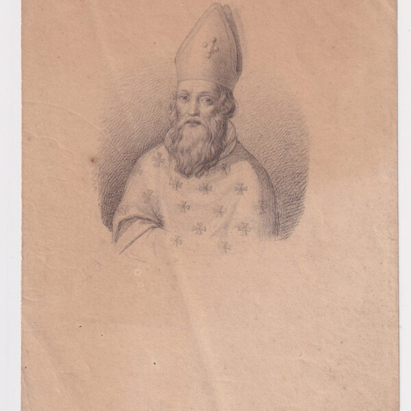 Matita su carta, Papa, XIX sec.