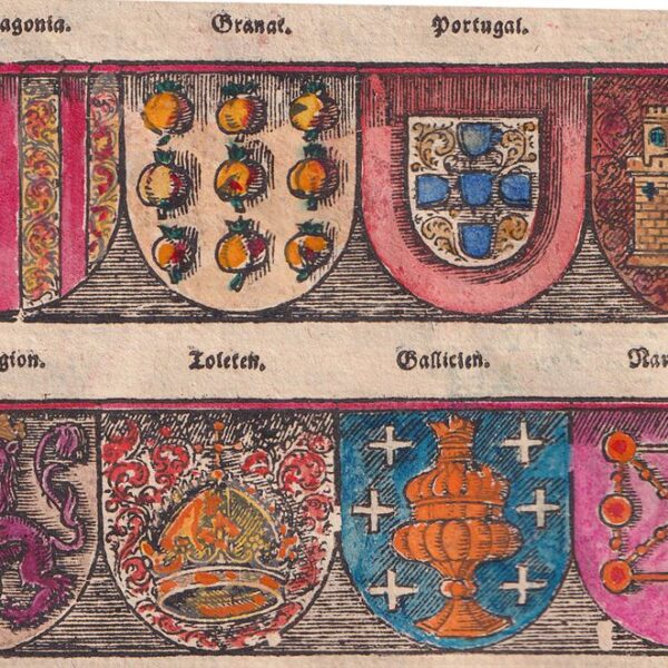 Munster, Stemmi della Spagna e mappa