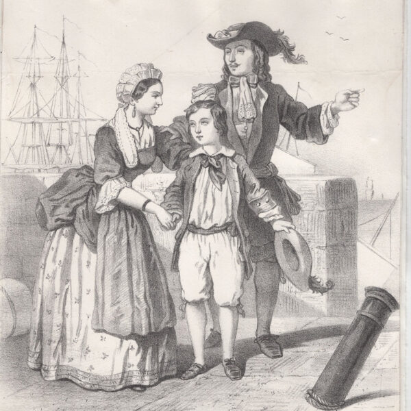 Famiglia francese, 1850