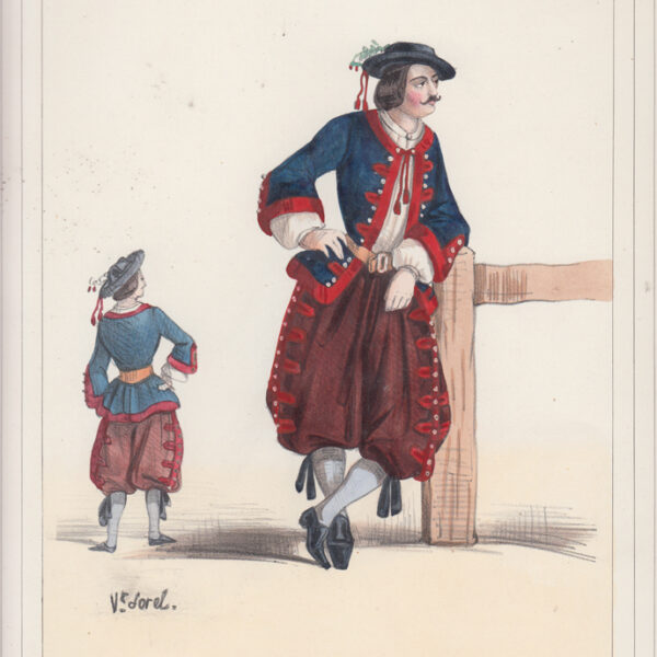 Costumi dell'Opera di Parigi, Contadino Bretone, 1860