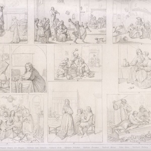 Van Ostade, Dow, Hogart, 1850