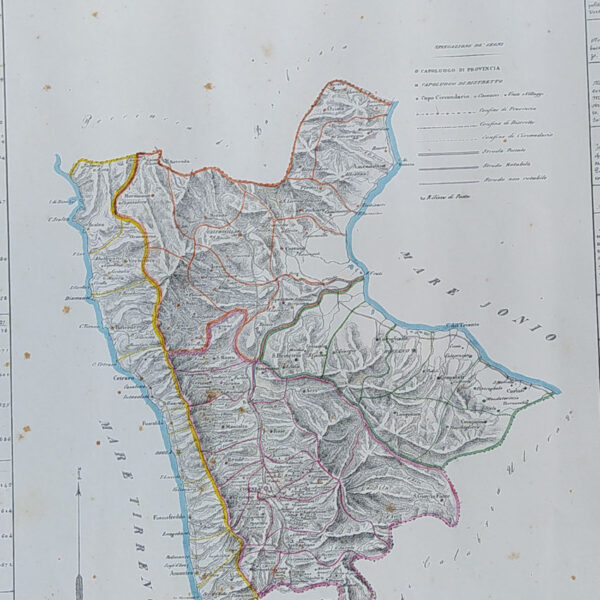 Provincia di Calabria Citra, B. Marzolla, 1832