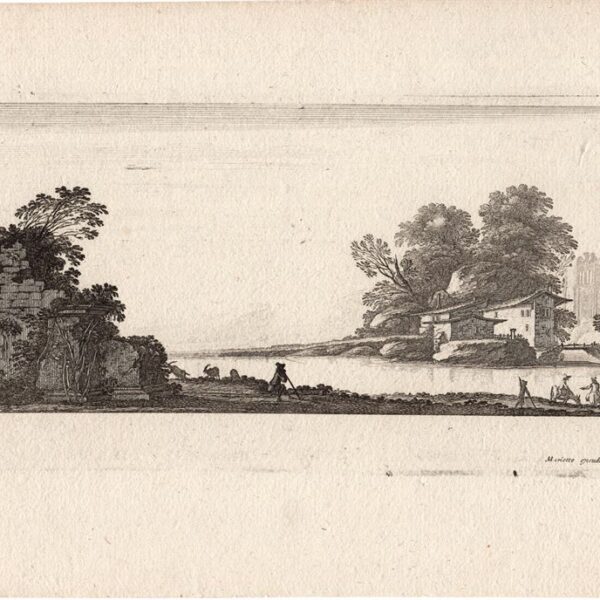 Gabriel Perelle (1604-1677), Mariette, Paesaggio, 1660