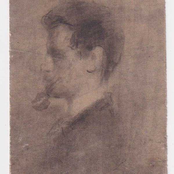 Nobiluomo, matita su carta, XIX secolo