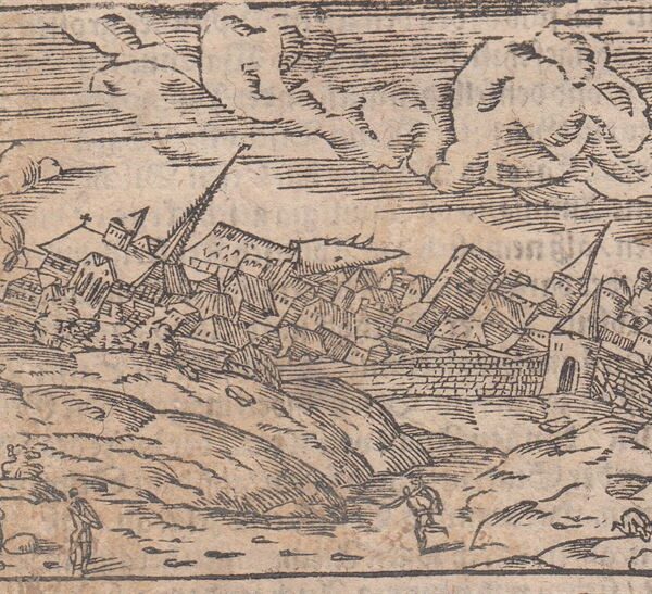 Terremoto di Basilea, Cosmographia, 1588