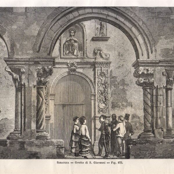 Siracusa, Grotte S.Giovanni, 1865