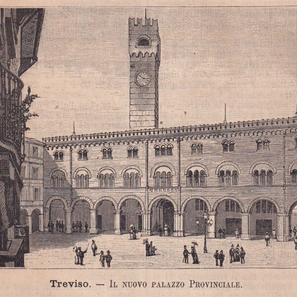 Treviso, Il Nuovo Palazzo Provinciale, 1890
