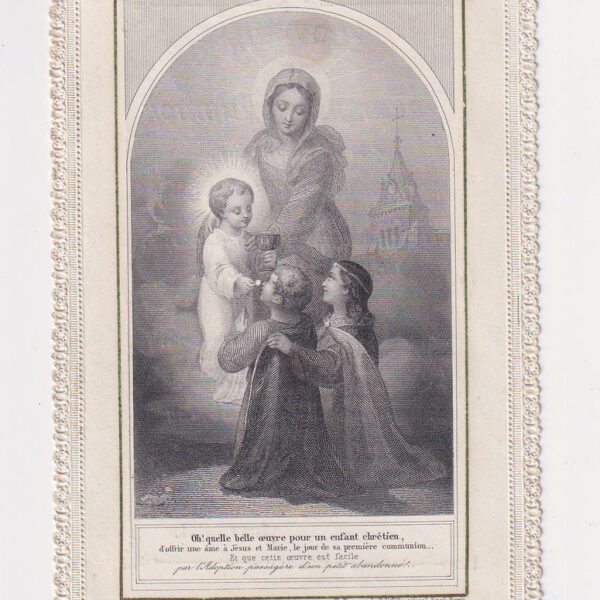 Santino antico, Madonna con Bambino, XIX sec.