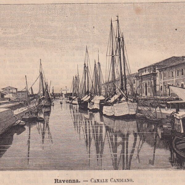 Ravenna, Canale Candiano, 1890