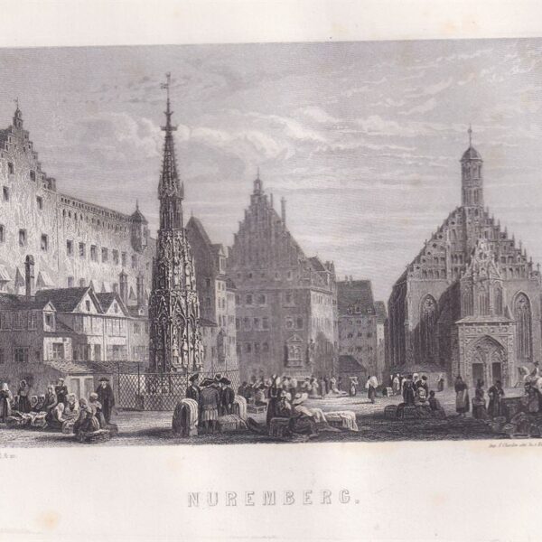 Norimberga, Nuremberg, 1850
