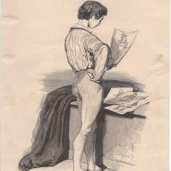 Indossatore di moda, 1850