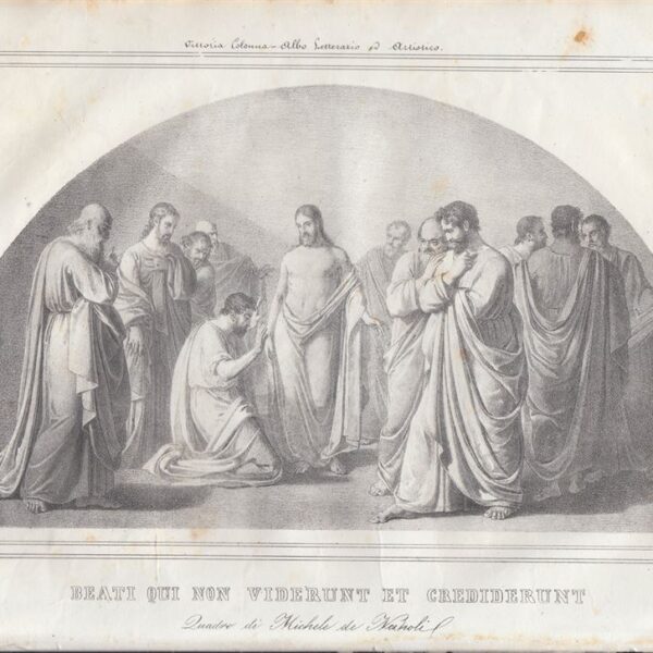 Beati quelli che non vedono e credono, 1850