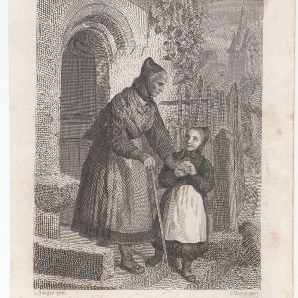 Piccola incisione del XVIII-XIX s