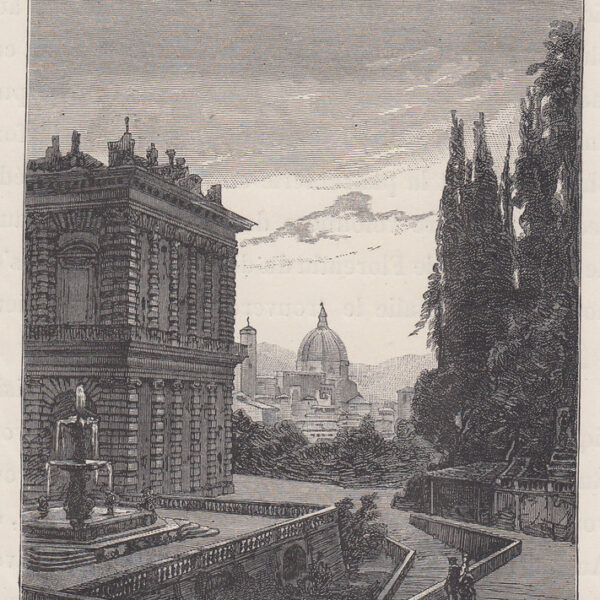 Firenze, Giardino Boboli, 1877