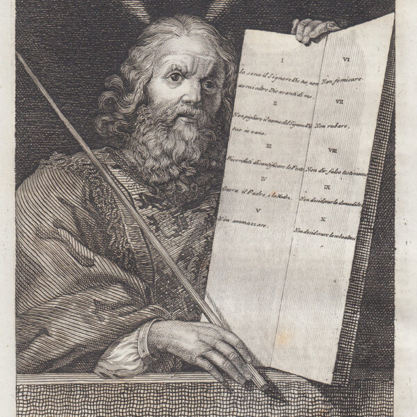 Mosè con le tavole, 1838