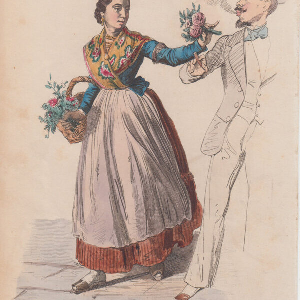 Filippo Palizzi, La Fioraia, De Bourcard, 1853