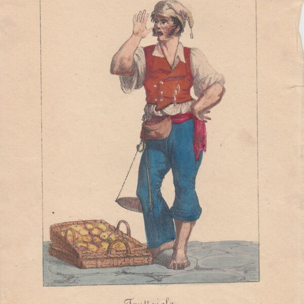 Fruttajolo, Costumi Regno di Napoli, XIX secolo