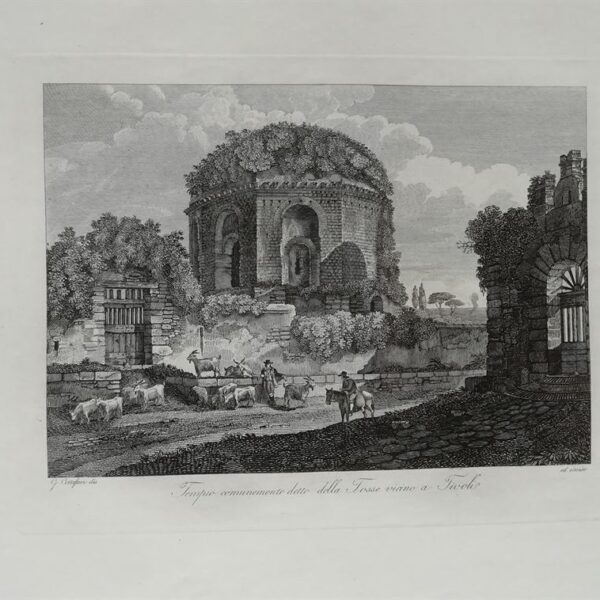 Tivoli, Tempio della Tosse, Cottafavi, 1843