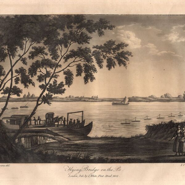 Ponte Volante sul Po, 1801