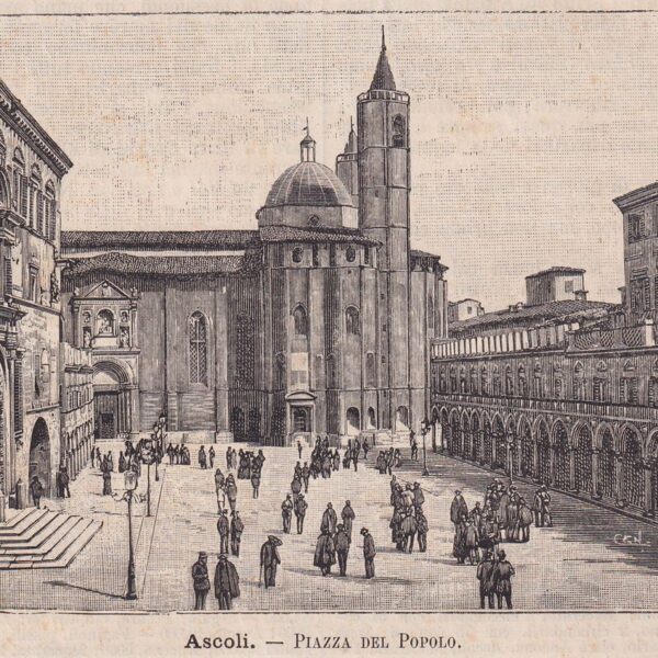Ascoli, Piazza del Popolo, 1890