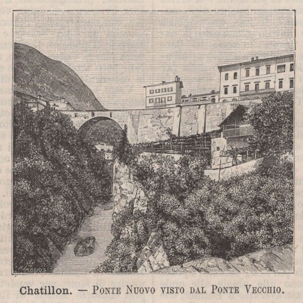 Chatillon, Ponte Nuovo, 1890