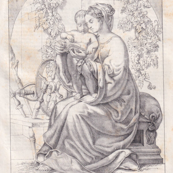 Vergine con Bambino, 1853